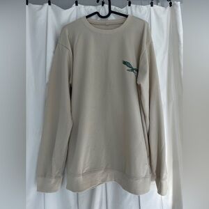 Philadelphia Eagles “Go Birds” Lightweight Tan Sweatshirt Size XL